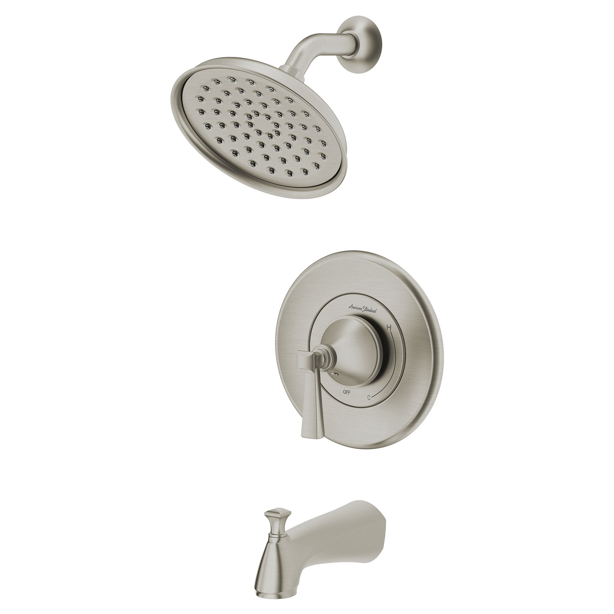Glenmere™ 1.8 gpm/6.8 L/min Tub and Shower Trim Kit With Water-Saving Showerhead, Double Ceramic Pressure Balance Cartridge With Lever Handle